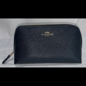 SOLD! Coach! EUC. Leather Cosmetics Case.